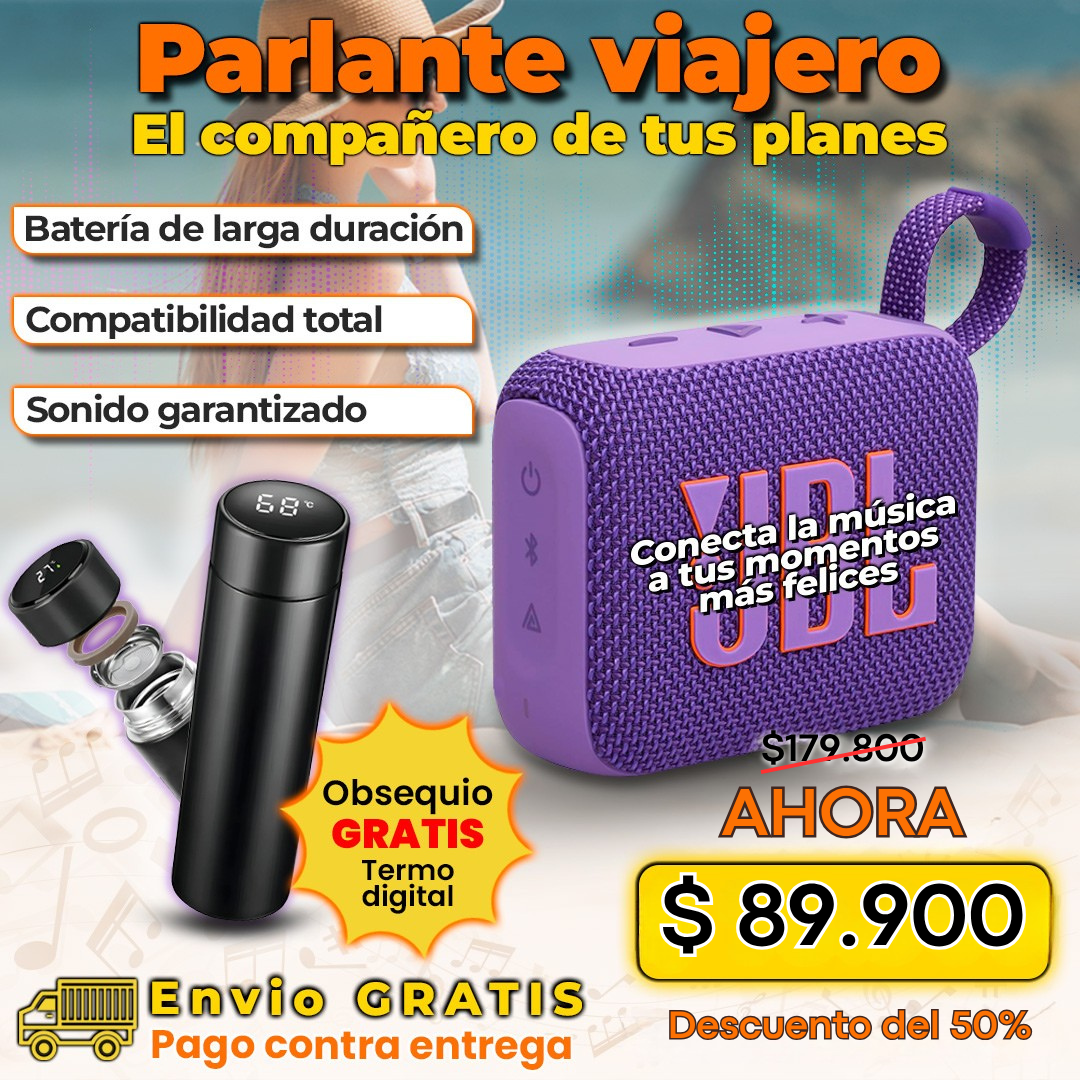 Parlante + Termo digital
