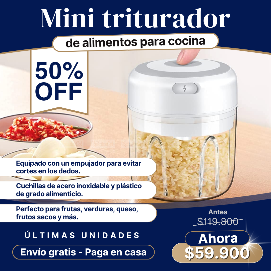 Mini Triturador de Alimentos