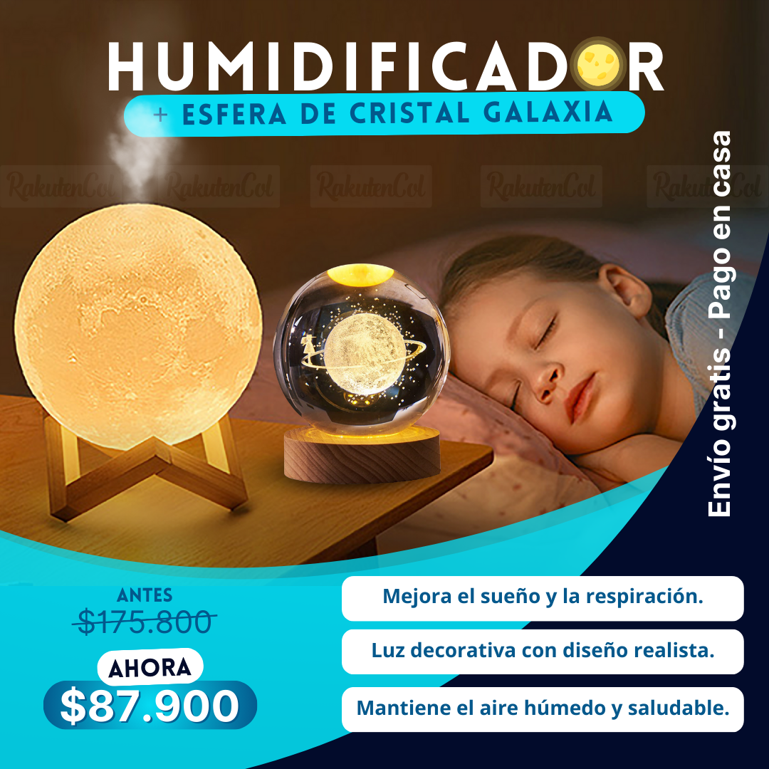 Humificador Luna + Esfera Galaxia