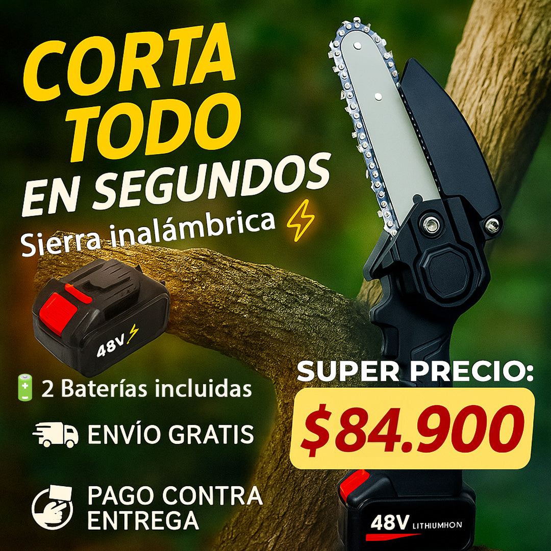 Sierra Inalambrica con 2 Baterias