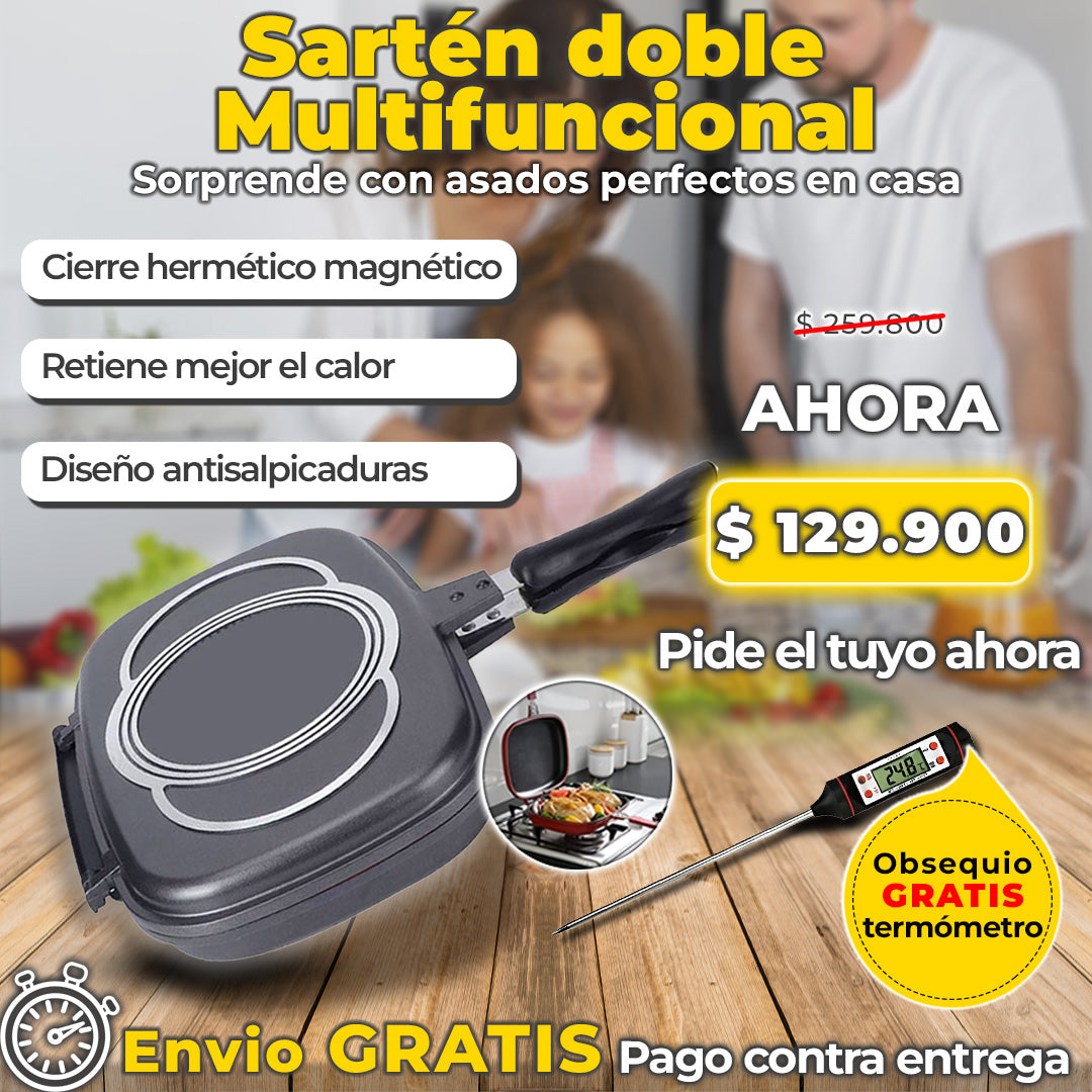Sarten Doble 36 cm Multifuncional
