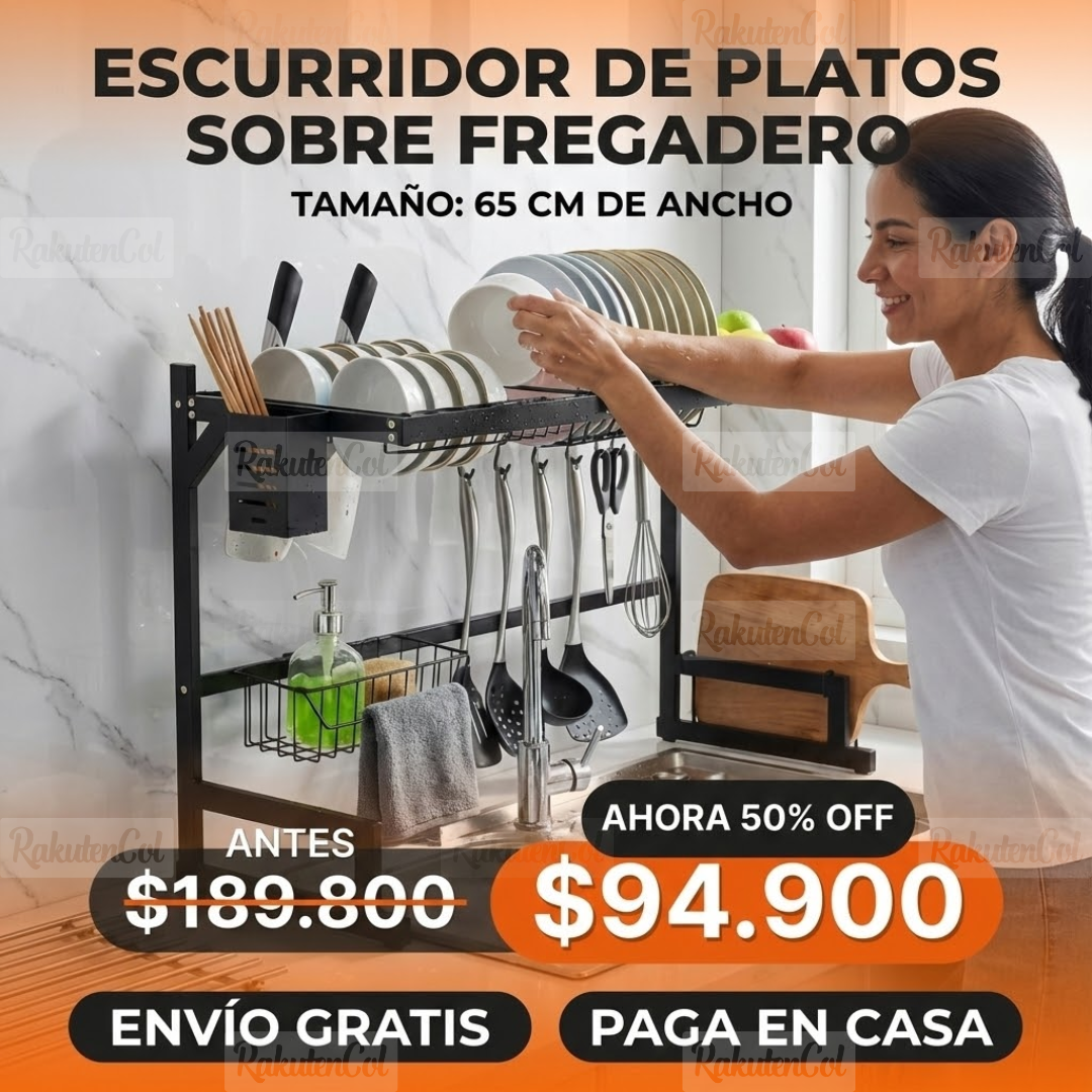 Escurridor de cocina de 65 cm