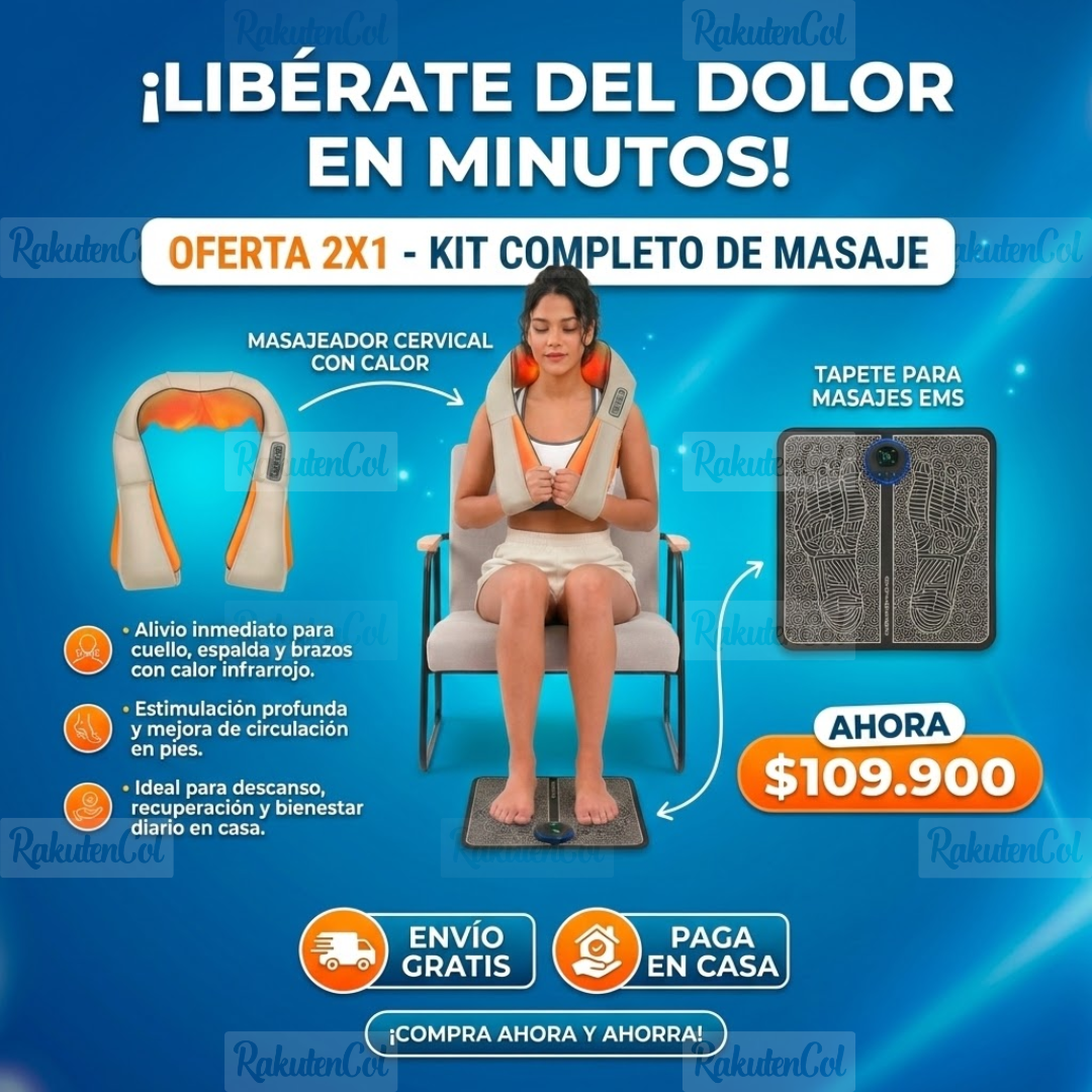 Masajeador  Cervical + Gimnasia Pies