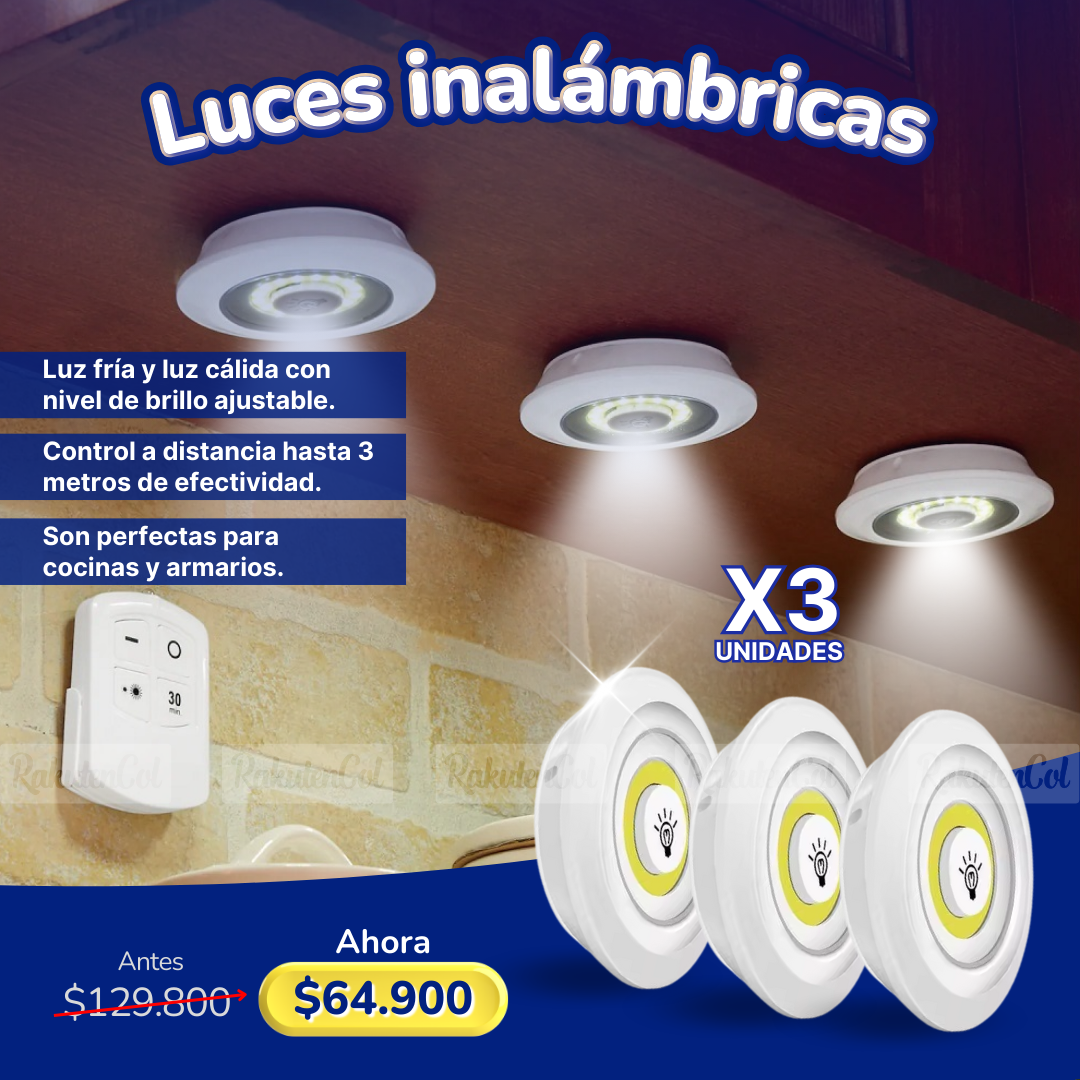 Luces Inalambricas X3