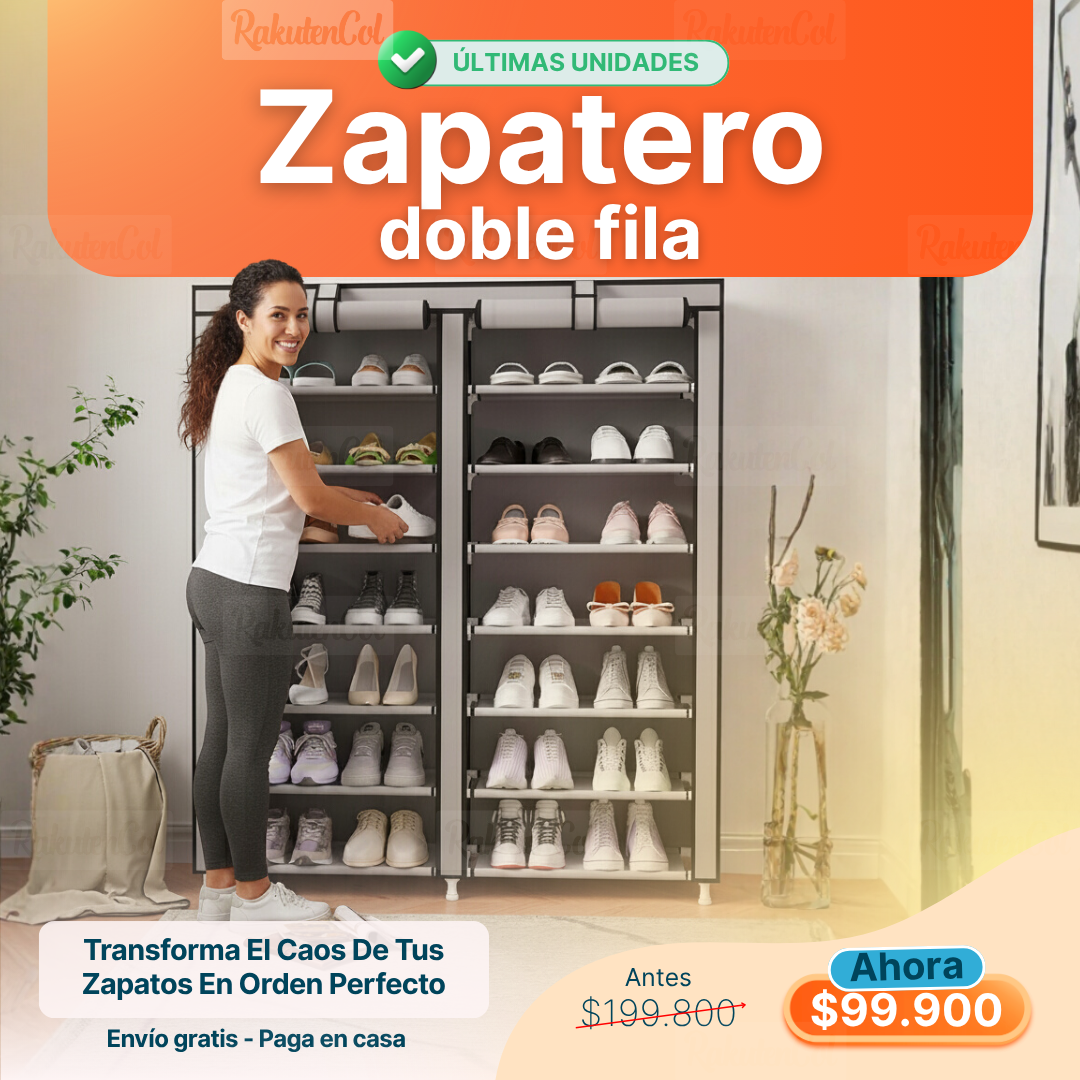 Organizador de zapatos doble