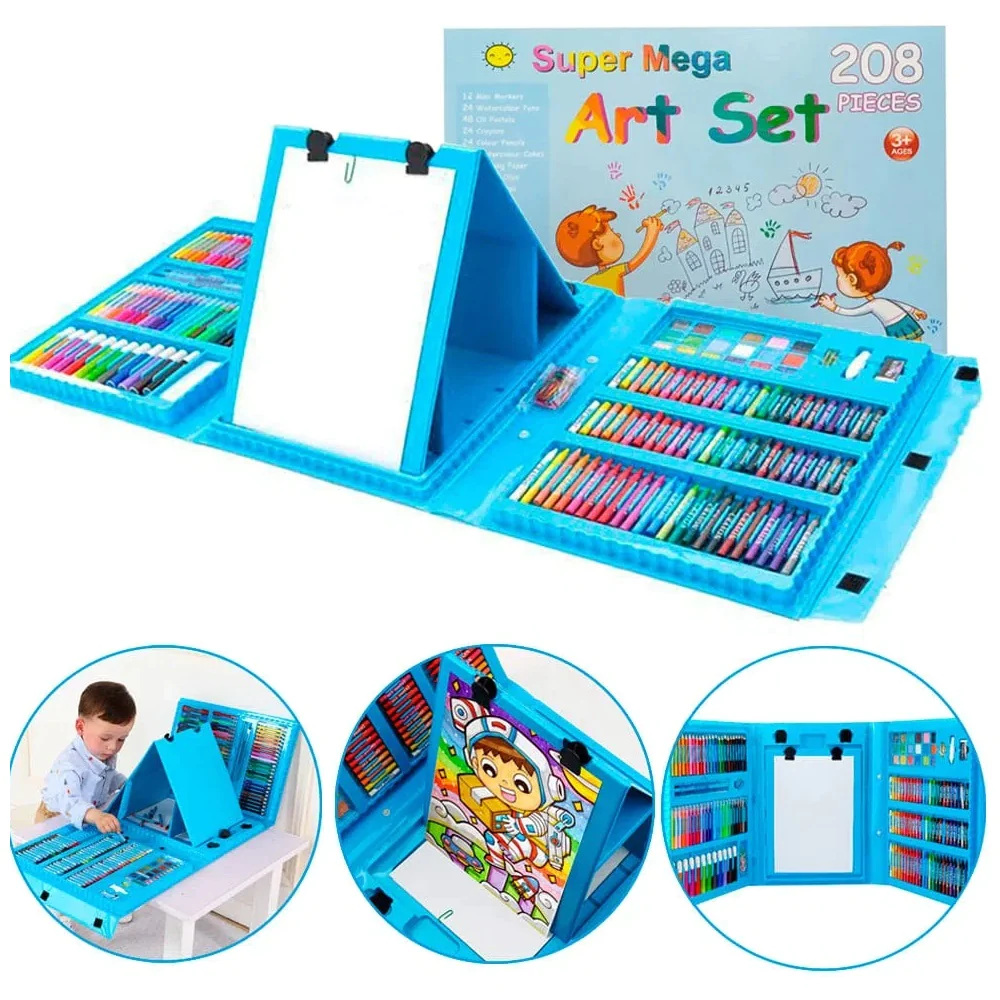 Set Arte 208 Piezas + Papel
