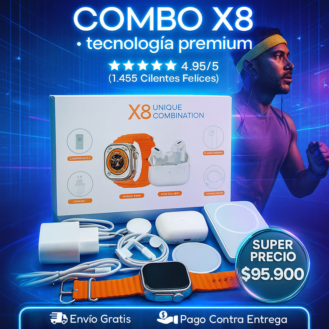 Set Reloj X8