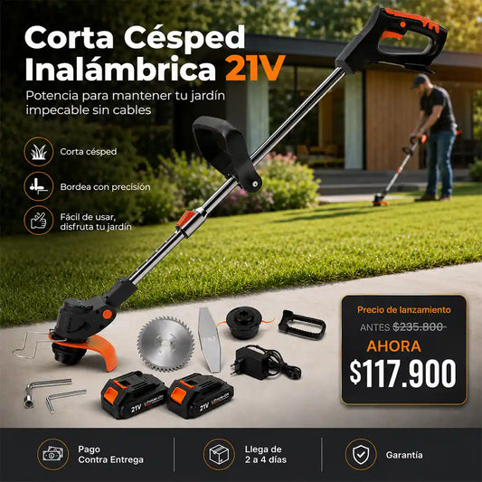 corta césped inalámbrica