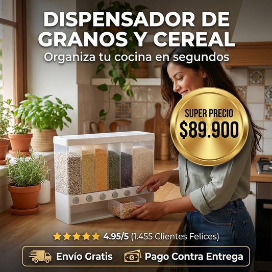 Dispensador de granos 6 botones